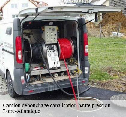 Camion débouchage canalisation haute pression 44 Loire-Atlantique CW Plomberie nantais