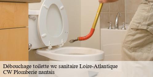 Débouchage toilette wc sanitaire 44 Loire-Atlantique CW Plomberie nantais