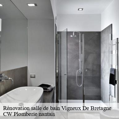 Rénovation salle de bain vigneux-de-bretagne-44360 CW Plomberie nantais