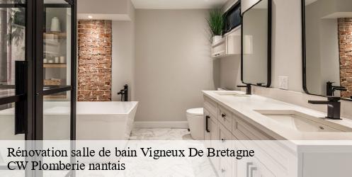 Rénovation salle de bain vigneux-de-bretagne-44360 CW Plomberie nantais