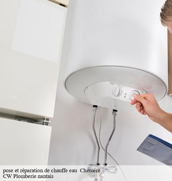 pose et réparation de chauffe eau chemere-44680 CW Plomberie nantais