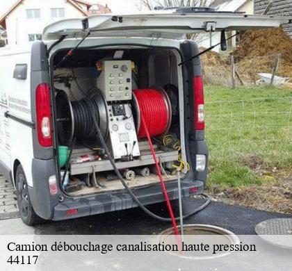 Camion débouchage canalisation haute pression saint-andre-des-eaux-44117 CW Plomberie nantais