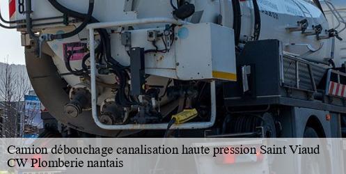 Camion débouchage canalisation haute pression saint-viaud-44320 CW Plomberie nantais