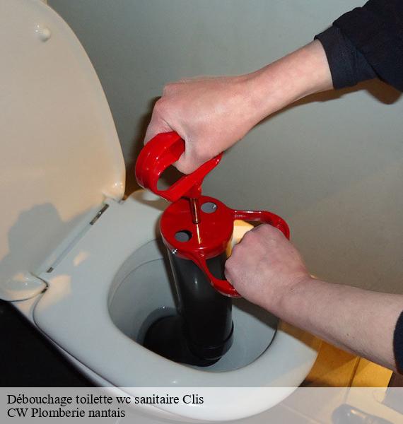 Débouchage toilette wc sanitaire clis-44350 CW Plomberie nantais